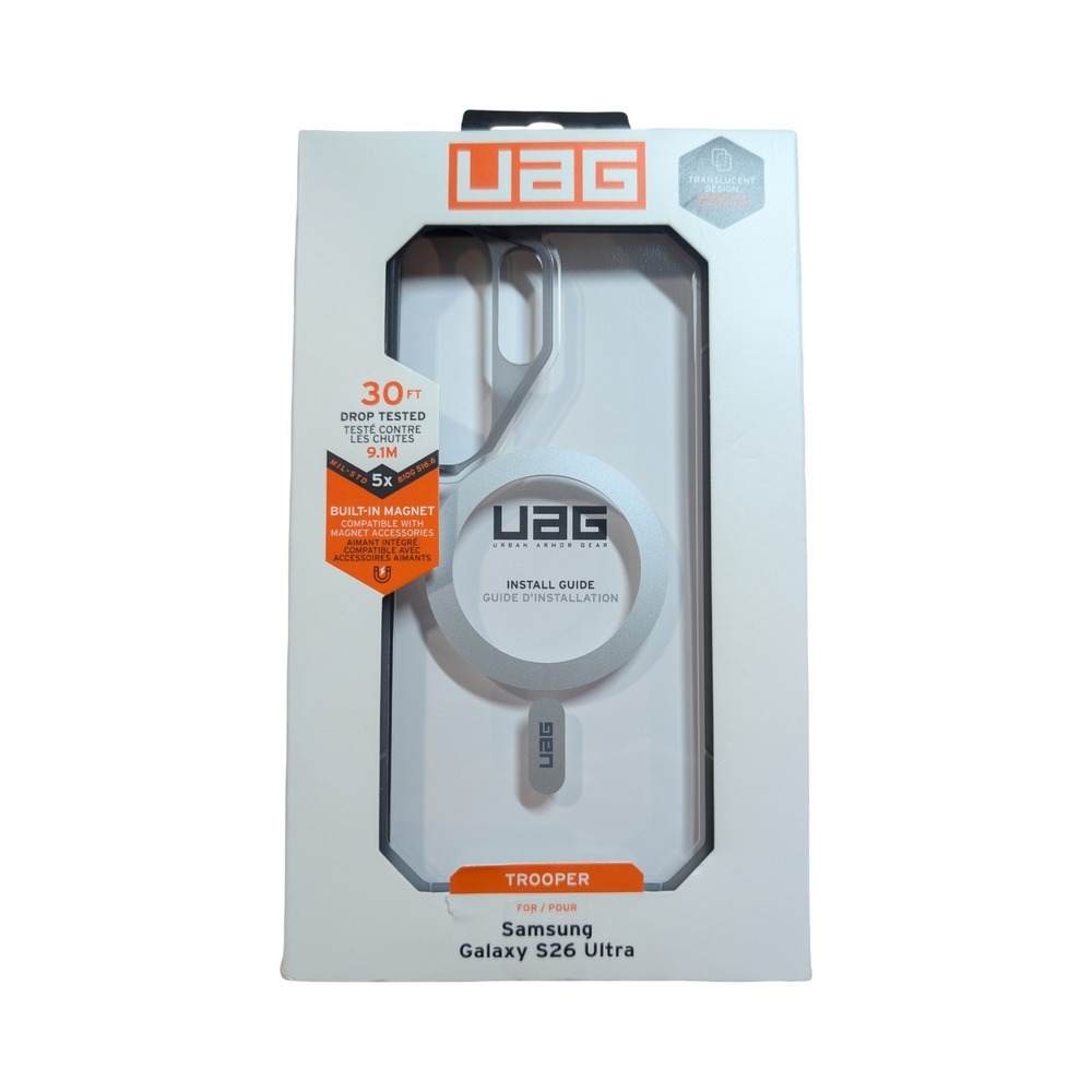 G8-O UAG Trooper Series Case for Samsung Galaxy S26 Ultra - Clear/Ash